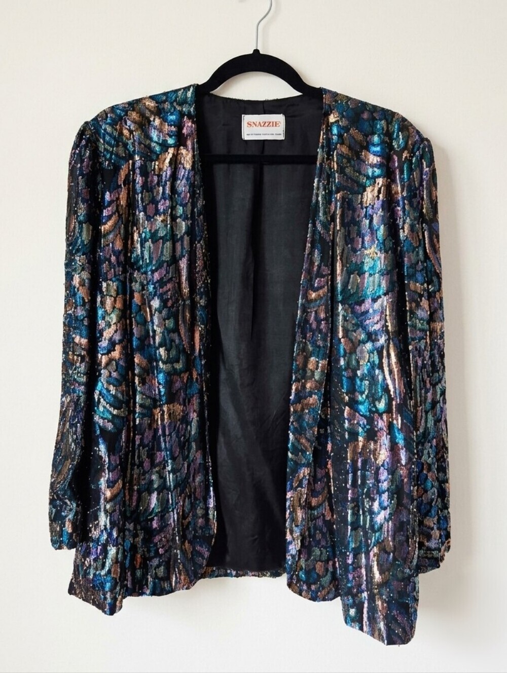 Iridescent Sequin Jacket - Multicolor